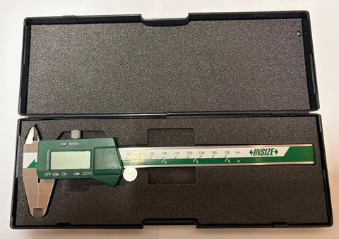 Insize 1137-150 Digital Caliper, 0-6"/0-150mm Range, .0005" Resolution *USED/RECONDITIONED*