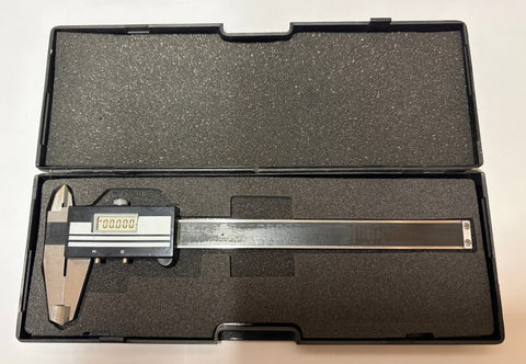 Import Electronic Caliper, 0-6"/0-150mm Range, .0005"/0.01mm Resolution *USED/RECONDITIONED*