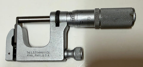Starrett 220FL-1 Mul-T-Anvil Micrometer, 0-1" Range, .001" Graduation *USED/RECONDITIONED*
