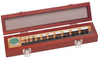 Mitutoyo 516-106-26 10pc Metric Micrometer Inspection Gage Block Set Grade 0