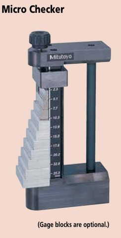 Mitutoyo 516-607 Micro Checker Metric Micrometer Inspection Holder ONLY