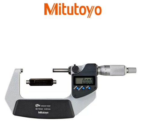 Mitutoyo 293-232-32 Coolant Proof Digimatic OD Micrometer With SPC, 50-75mm Range, 0.001mm Resolution