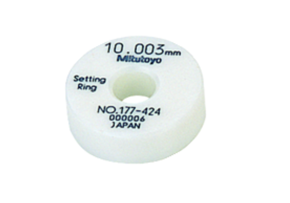 Mitutoyo 177-424 Ceramic Setting Ring for Holtests and Bore Gages, 10mm Size *SHOWROOM ITEM 23*