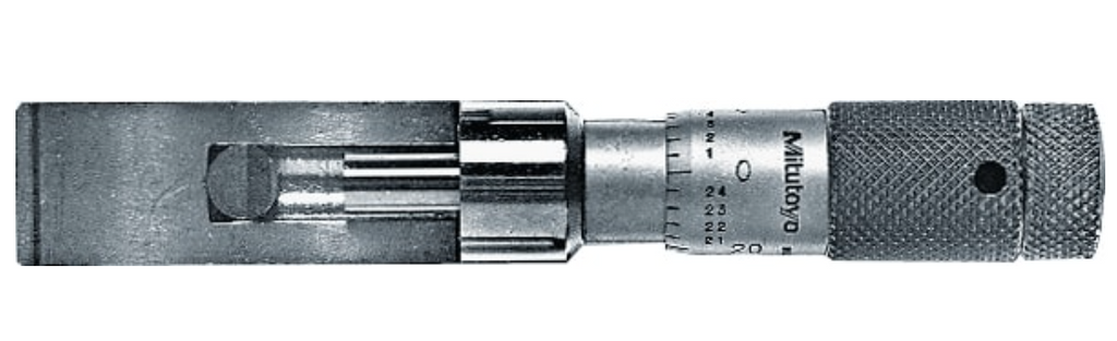 Mitutoyo 147-106 Aluminum Can Seam Micrometer, 0-0.5" Range, .001" Graduation *SHOWROOM ITEM 23*