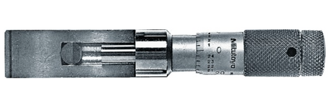 Mitutoyo 147-106 Aluminum Can Seam Micrometer, 0-0.5" Range, .001" Graduation *SHOWROOM ITEM 23*