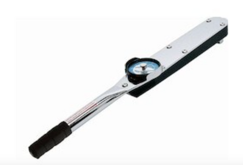 CDI 2503LDFN Dial Torque Wrench, Dual Scale, 0-250 ft-lb/0-350 Nm Range, 1/2" Drive