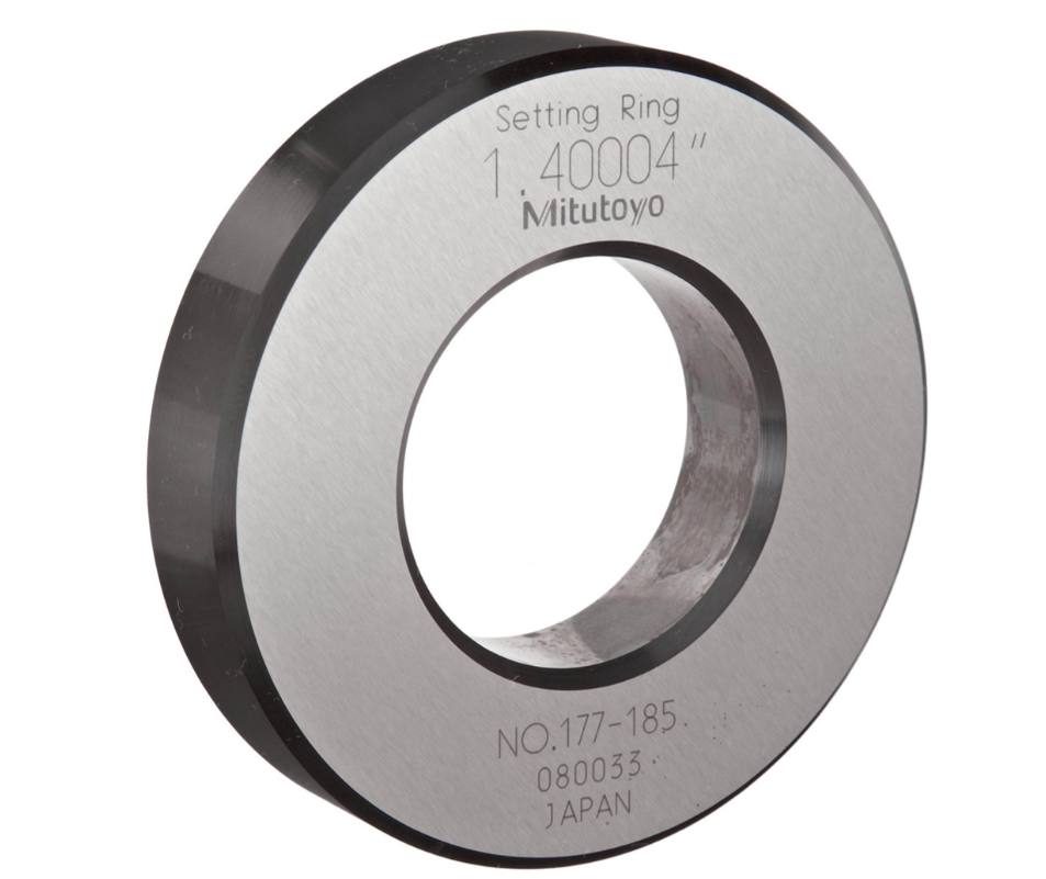 Mitutoyo 177-185 Setting Ring for Holtests and Bore Gages,  1.4" Size
