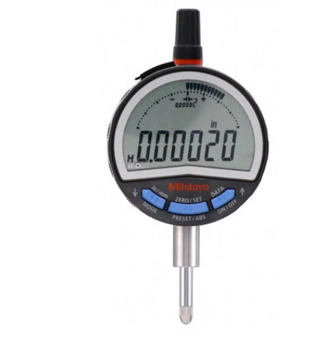 Mitutoyo 543-702B Digimatic Indicator, 0-.5"/0-12.7mm Range, .00005" Switchable Resolution