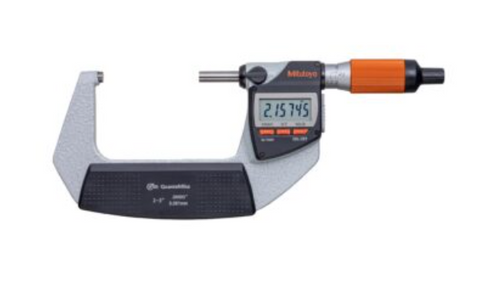 Mitutoyo 293-182-40 QuantuMike Digimatic Micrometer, 2-3" Range, .00005"/0.001mm Resolution