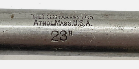 Starrett 234B-23 End Measuring Rod / Setting Standard without Insulating Handle, 23" Length *USED*