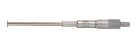 Mitutoyo 146-235 Groove Micrometer 3-4"/3.05-4.05" Outside/Inside Range .001" Graduation
