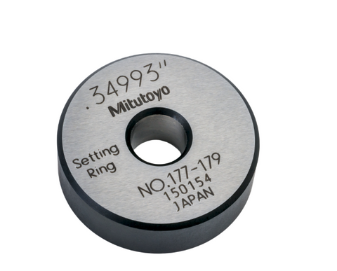 Mitutoyo 177-179 Setting Ring for Holtests and Bore Gages,  .35" Size