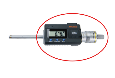 Mitutoyo 04AZB115 Main Body Assembly Only for 468 Series Holtest Internal Micrometer, 4-12" / 101.6-304.8mm Bore Range