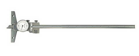 Mitutoyo 527-313-50 Dial Depth Caliper, 0-12" Range , .001" Graduation