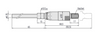 Mitutoyo 150-221 Micrometer Head Common Type in Middle Size, 0-1″ Range, .001" Graduation
