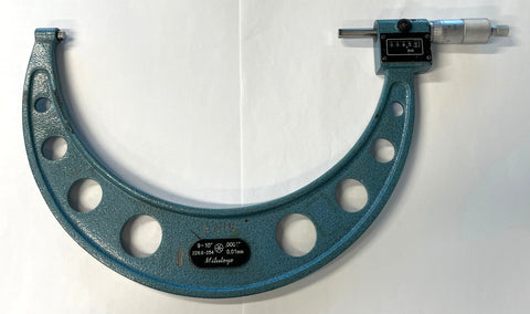 Mitutoyo 159-220 Combimike Digital Counter Outside Micrometer, 9-10"/228.6-254mm Range, .0001"/0.01mm Graduation *USED/RECONDITIONED*