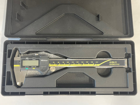 Mitutoyo 500-171-20 Digimatic Caliper, 0-6"/0-150mm Range, .0005"/0.01mm Resolution *USED/RECONDITIONED*