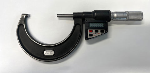 Starrett 733XFL-3 Electronic Micrometer, 2-3"/50.8-76mm Range, .00005"/0.001mm Resolution *USED/RECONDITIONED*