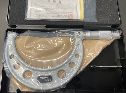 Mitutoyo 103-218 Outside Micrometer, 3-4" Range, .0001" Graduation