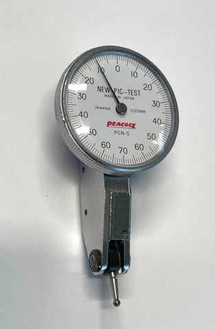 Peacock PCN-S Pic-Test Dial Test Indicator, 0.14mm Range, 0.001mm Graduation *USED/RECONDITIONED*