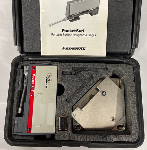 Mahr Federal EAS-2632-W1 (2254010) Pocket Surf IV with Probe and EAS-2421 V-Fixture *USED*