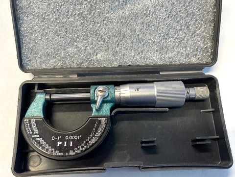 PII Outside Micrometer, 0-1" Range, .0001" Graduation *USED/RECONDITIONED*