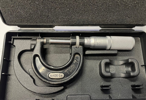 Starrett T436XFL-1 Outside Micrometer, 0-1" Range, .0001" Graduation *USED/RECONDITIONED*