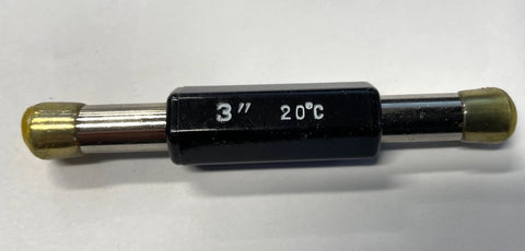 Import Value Micrometer Standard Measuring Rod, Size 3" *NEW - Open Box Item*