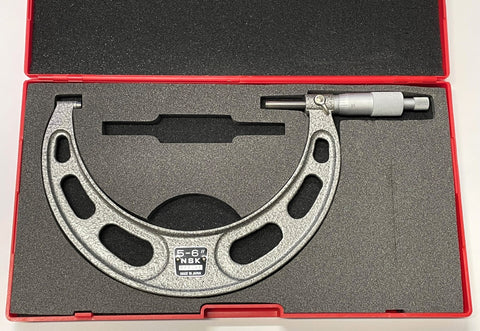 Fowler NSK Outside Micrometer, 5-6" Range, .0001" Graduation *DEMO*