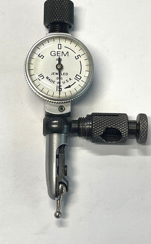 GEM 222 Dial Test Indicator Set .030" Range, .001" Graduation *USED/RECONDITIONED*