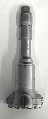 Mitutoyo 368-213 Holtest Three-Point Internal Micrometer with Carbide Pins, 2.4-2.8" Range, .0002" Graduation  *USED/RECONDITIONED*