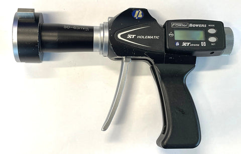 Fowler 54-567-400 Bowers XTH Holematic Electronic Pistol Grip with Special 50-65mm Head, .750-4″/20-100mm Range, .00005"/0.001mm Resolution *USED/RECONDITIONED*
