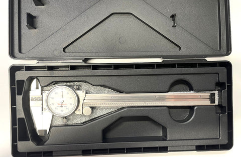 Starrett 120-6 Dial Caliper, 0-6" Range, .001" Graduation *USED/RECONDITIONED*