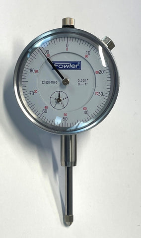 Fowler 52-520-110-0 Dial Indicator, 0-1" Range, .001" Graduation  *USED/RECONDITIONED*