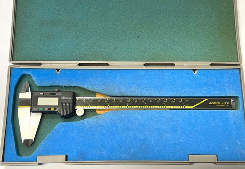 Mitutoyo 500-197 Absolute Digimatic Caliper, 0-8"/0-200mm Range, .0005"/0.01mm Resolution *USED/RECONDITIONED*