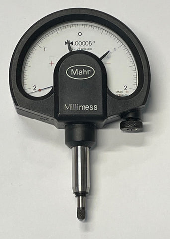 Mahr 4334900 1003 Z Millimess Dial Comparator, ±.0020" Measuring Range, .00005" Graduation  *USED/RECONDITIONED*