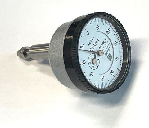 Mitutoyo 1160 Back Plunger Dial Indicator  0-5mm Range, 0.01mm Graduation *USED/RECONDITIONED*