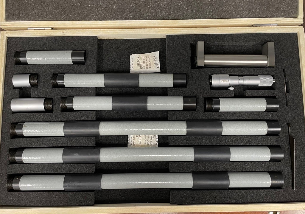 Fowler 52-243-480-1 Inside Micrometer Set, 4-80" Range .001" Graduation *NEW - Open Box Item*