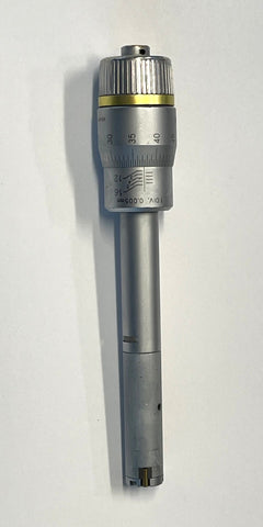 Mitutoyo 368-164 Holtest Internal Micrometer with TiN Coated Pins, 12-16mm Range, 0.005mm Graduation  *USED/RECONDITIONED*