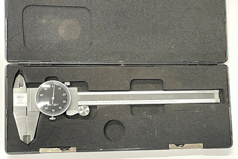Mahr 16U 4107900 Dial Caliper with Black Dial, 0-6" Range, .001" Graduation *USED/RECONDITIONED*