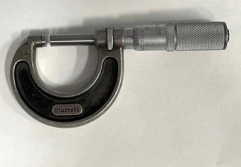Starrett 436FL-1 Outside Micrometer, 0-1" Range, .001" Graduation *USED/RECONDITIONED*