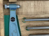 Mitutoyo 104-204 Interchangeable Anvil Outside Micrometer Set, 30-36" Range, .001" Graduation (Broken Case) *USED/RECONDITIONED*