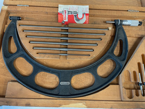 Starrett 224 Interchangeable Anvil Micrometer, 9-12" Range, .001" Graduation *USED/RECONDITIONED*
