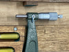 Mitutoyo 104-157 Interchangeable Anvil Outside Micrometer Set, 32-36" Range, .001" Graduation *USED/RECONDITIONED*