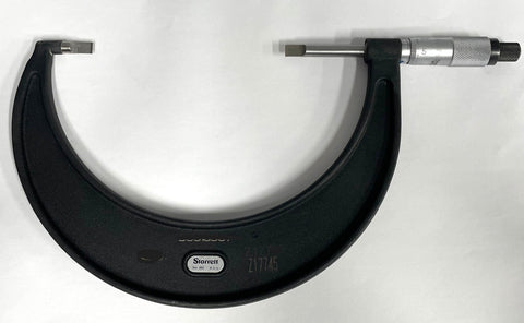 Starrett T486XP-5 Blade Micrometer, 4-5" Range, .0001" Graduation *USED/RECONDITIONED*