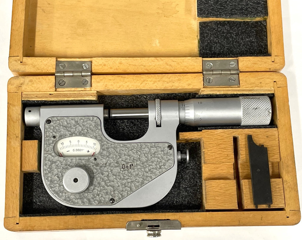 Fowler 52-245-001 Poland Indicating Micrometer, 0-1" Range, .0001" Graduation *USED/RECONDITIONED*