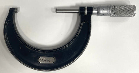 Starrett T436XFL-3 Outside Micrometer, 2-3" Range, .0001" Graduation *USED/RECONDITIONED*