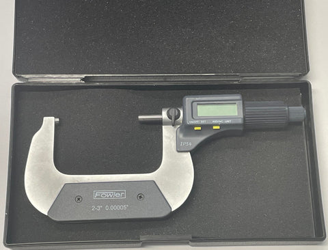 Fowler 54-860-003-1 Xtra-Value II Electronic Micrometer, 2-3"/50-75mm Range, .00005"/0.001mm Resolution *USED/RECONDITIONED*