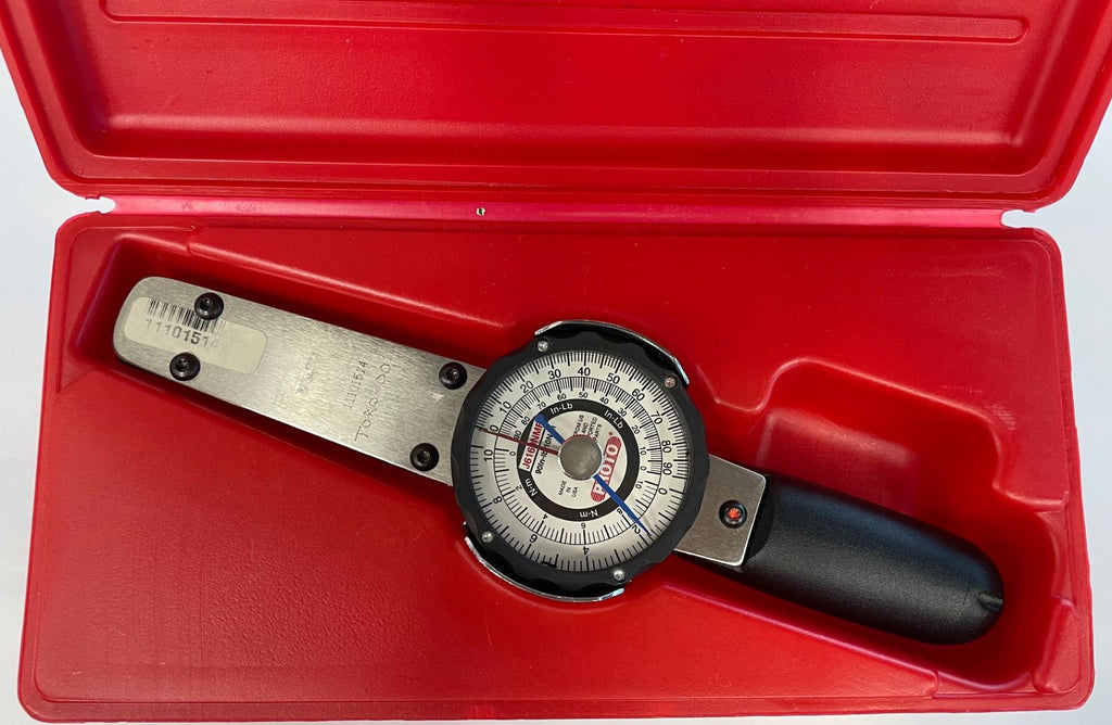 PROTO J6169NMF Dial Torque Wrench, 18-90 In-lb/2-10 Nm, 1/4" Drive Size *USED/RECONDITIONED*