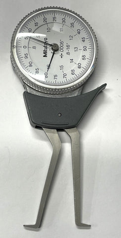 Mitutoyo 209-703 Dial Caliper Gage Internal Type, .8-1.6" Range, .0005" Graduation *USED/RECONDITIONED*